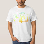 オレゴンぼやけル Tシャツ (正面)