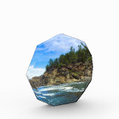 オレゴンコーストグラスデスクアート フォトブロック (左)