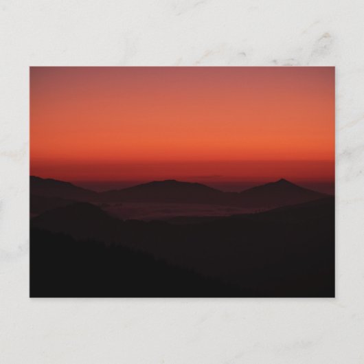 オレゴンコーストサンセット03 ポストカード (正面)