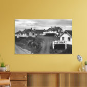 オレゴンコーストシェレンベルガーズ海ビューコテージ キャンバスプリント (インサイチュ (リビング))