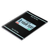 オレゴンサスカッチライセンスプレート ノートブック (左側)