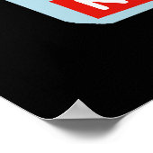 オレゴンサスカッチライセンスプレート ポスター (角)