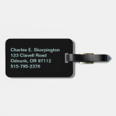 オレゴンサスカッチライセンスプレート ラゲッジタグ (裏面横)