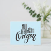 オレゴンタイポグラフィデザイン ポストカード (スタンド正面)