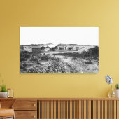 オレゴンビーチの写真のヘケタの写真 キャンバスプリント (インサイチュ (リビング))