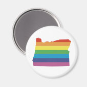 オレゴンプライド。 マグネット (正面/裏面)