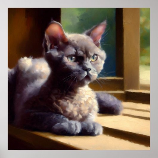 オレゴンレックス猫 ポスター (正面)