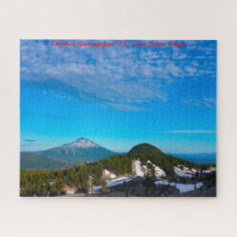 オレゴン三姉妹。クリスマスの挨拶 ジグソーパズル