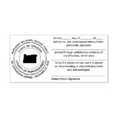オレゴン公証公開確認スタンプ セルフインキングスタンプ (デザイン)