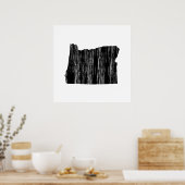 オレゴン動揺して州の概要 ポスター (キッチン)