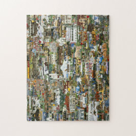 オレゴン及びワシントン州のコラージュ ジグソーパズル