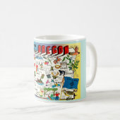 オレゴン地図マグ コーヒーマグカップ (正面右)