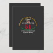 オレゴン大学スパイラー寮 ジャージ 招待状 (正面/裏面)