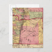 オレゴン州とワシントン州 ポストカード (正面/裏面)