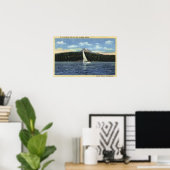 オレゴン州のオウッズ湖 ポスター (ホームオフィス)