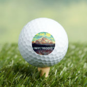 オレゴン州のクリスタル湖ホー澄んド山失った ゴルフボール (インサイチュ 木)