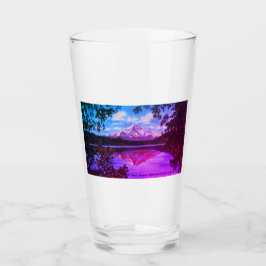 オレゴン州のクリスタル湖ホー澄んド山失った タンブラーグラス