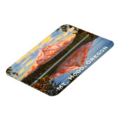 オレゴン州のクリスタル湖ホー澄んド山失った マグネット (左側)