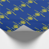 オレゴン州のバナーパターン ラッピングペーパー (角)