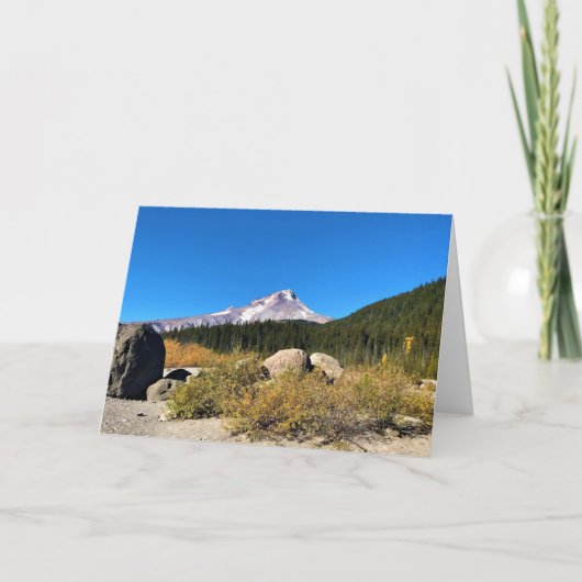 オレゴン州のフード山 カード (正面)