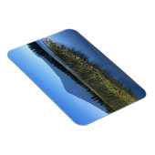 オレゴン州のホスマー湖の夏 マグネット (右側)