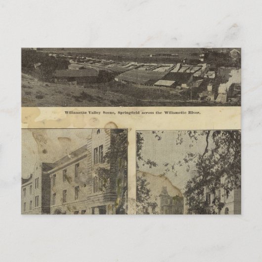 オレゴン州のユージーンについて ポストカード (正面)