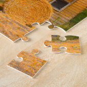 オレゴン州の古いヘイハウスホテル。 ジグソーパズル (側面)