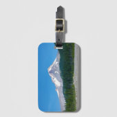 オレゴン州の夏のフード山 ラゲッジタグ (正面縦)