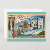 オレゴン州の旅行はがき ポストカード (正面/裏面)