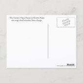 オレゴン州の旅行写真：クロウンポイント ヴィスタハウス ポストカード (裏面)