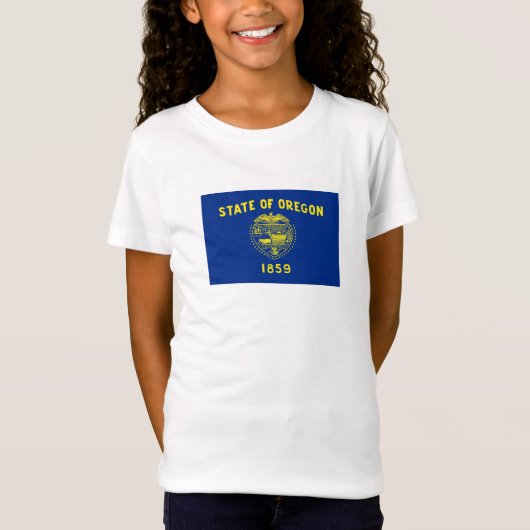 オレゴン州の旗 Tシャツ (正面)