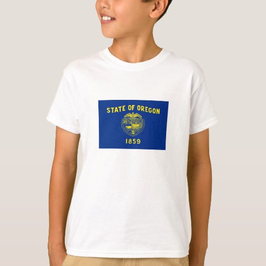 オレゴン州の旗 Tシャツ (正面)