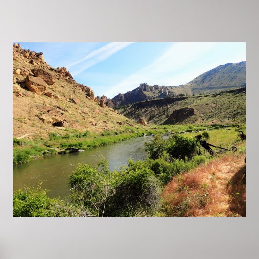 オレゴン州の曲がった川 ポスター (正面)