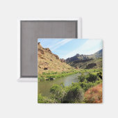 オレゴン州の曲がった川 マグネット (正面/裏面)