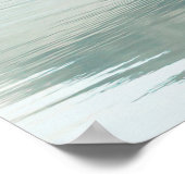 オレゴン州の朝の山々で穏やかな美しい湖 ポスター (角)