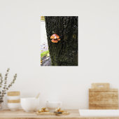 オレゴン州の木のキノコ ポスター (キッチン)