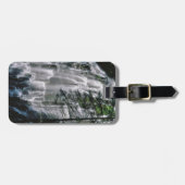 オレゴン州の森の滝 ラゲッジタグ (正面横)