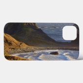 オレゴン州の海岸の日の入り、シー・スタック、シスターズ Case-Mate iPhoneケース (裏面 (横))