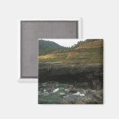 オレゴン州の海岸、ケープ・パーペチュア マグネット (正面/裏面)