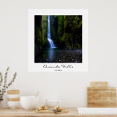 オレゴン州の秋ポスター、カスタマイズ可能なタイトル ポスター (キッチン)