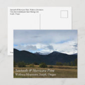 オレゴン州のSawtooth & Hurricane Point ポストカード (正面/裏面)