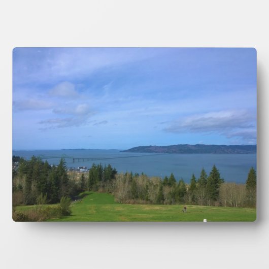 オレゴン州アストリアの列からのビュー フォトプラーク (正面)