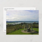 オレゴン州アストリアの列からのビュー ポストカード (正面/裏面)