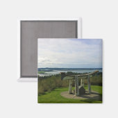 オレゴン州アストリアの列からのビュー マグネット (正面/裏面)