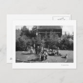 オレゴン州アストリアインディアン戦争ダンス ポストカード (正面/裏面)