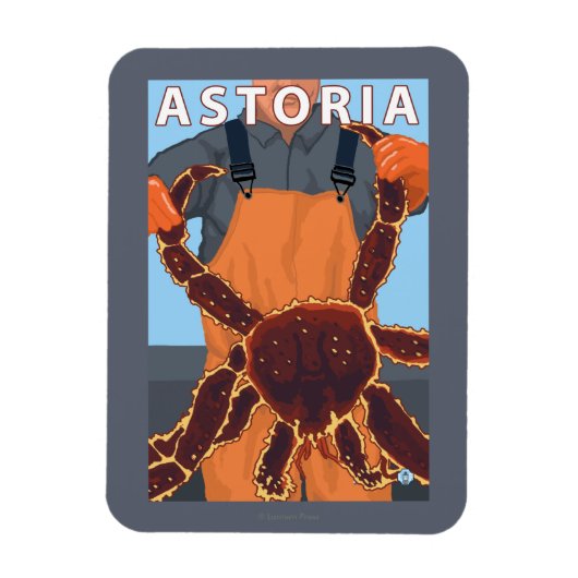 オレゴン州アストリア マグネット (縦)