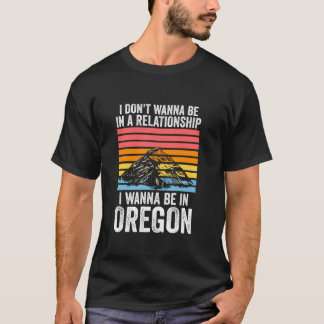 オレゴン州アメリカのオレゴン州に行きたくなってる Tシャツ