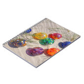 オレゴン州アメリカガラスカラフルが砂丘に浮く ノートブック (左側)