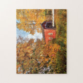 オレゴン州アメリカ朝の島根橋 ジグソーパズル (縦)