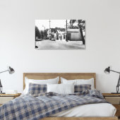 オレゴン州アーリントンのメイン通りビュー写真 キャンバスプリント (インサイチュ (寝室))